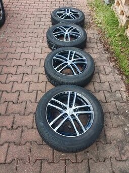 Zimní sada alu kol DEZENT TZ dark 16'' s pneu goodyear