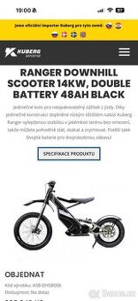 Prodám Kuberg Ranger double battery