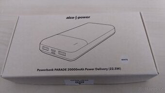 Prodám novou a nepoužitou powerbanku Alza Parade 20000 mAh