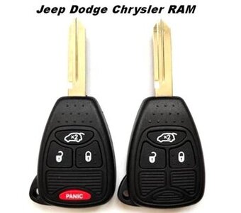 Klíč Jeep Dodge Chrysler RAM ID46 315 / 433MHz.