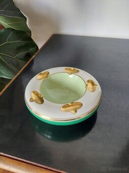 Starý keramický,porcelánový popelník