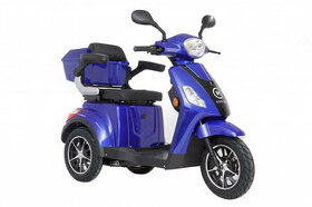 ECONOMY Elektrický vozík pro seniory MSENIOR 1000 W - modrá