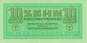 Wehrmacht 10 Reichspfennig 1942,UNC