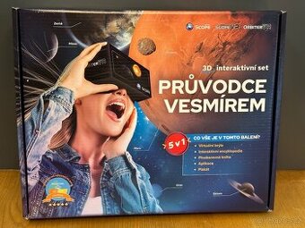 Průvodce vesmírem - vzdělávací sada s VR brýlemi, CZ, NOVÁ