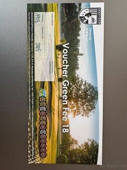 Voucher Green Fee 18 Hluboká