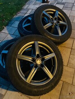 Atraktivní alu sada Škoda 205/55 R16, velmi pěkná