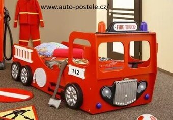 Dětská postel / postýlka hasiči / hasičské auto