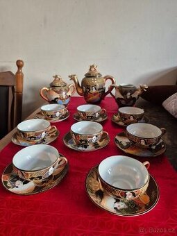 Japonský čajový dračí servis - Satsuma