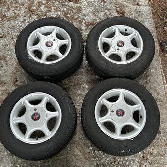 Sada alu kol 4x100 r13 + pneu Michellin