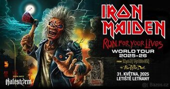 Iron Maiden, 2x stání, 31.5., Praha