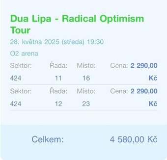 Dua Lipa-2 listky