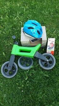 Funny wheels zelené + přilba