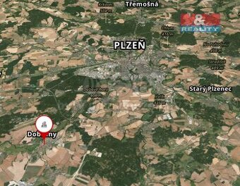 Prodej podílu 1/8 na pozemcích 19.549 m², Dobřany