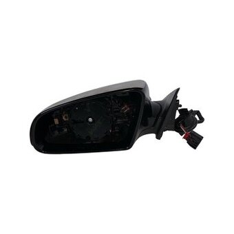 Levé zpětné zrcátko černá metalíza LY9B Audi A3 8P r.v. 2006