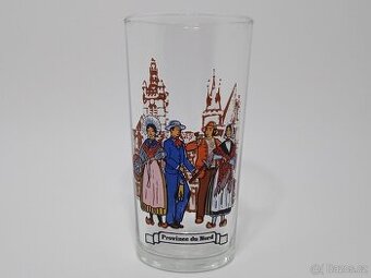 Province du Nord - Sklenice od francouzské retro hořčice