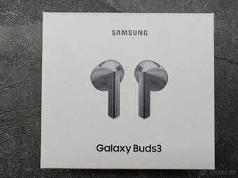 Sluchátka Samsung Galaxy Buds3 Stříbrná (nové, nerozbalené)