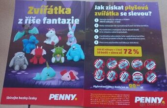 Penny body na plyšáky
