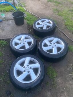 Alu disky R16x7JJ - 5x114,3 - 215/55 R16 - originál Mazda 6