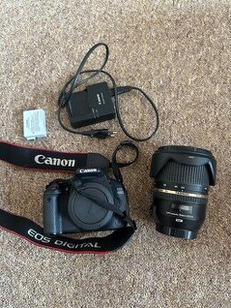 Canon 600D + Tamron 24-70mm 2.8 + brašna vanguard