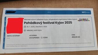 vstupenka Pohádkový festival Kyjov 2025