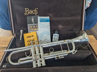 Bach Stradivari profesionální trubka Bb model 37, stříbrná,