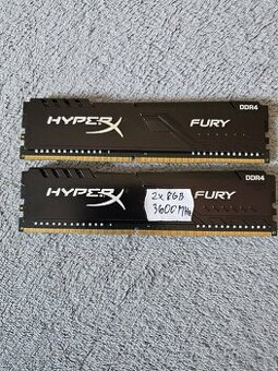 RAM HyperX Fury 16GB (2x8GB) 3600MHz - 1