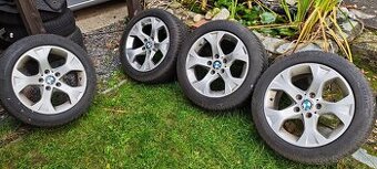 ALU 17" na BMW E84 X1 zimní pneu cena za celou sadu
