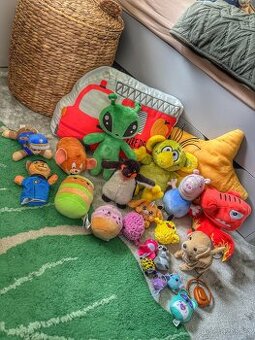 Velká sada plyšáků + papírový pytel