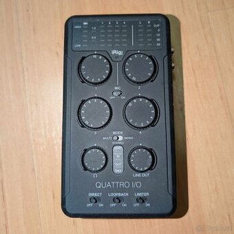zvuková karta iRig Pro Quattro
