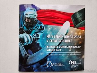 Sada oběžných mincí MS v ledním hokeji 2024 v ČR