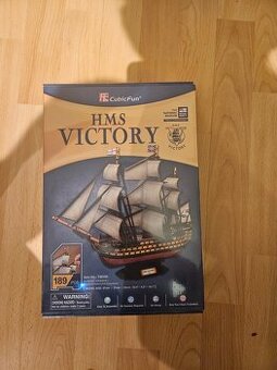 Prodám nové 3D Puzzle CubicFun - loď HMS Victory (nerozbalen
