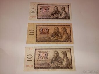 BANKOVKY 10 KČS 1960, CHYBOTISK A VZÁCNÉ SÉRIE