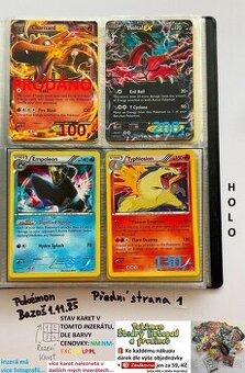 Kusové karty TCG Pokémon STARÉ PŘES 10LET (ORIGINÁL)