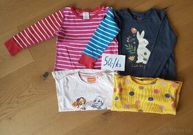 Trika, teplaky a saty vel. 92-98