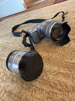 Sony NEX-5 + 18-55mm + 16mm + širokoúhlá předsádka VCL-ECU1