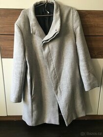 Pánský šedý kabát Zara