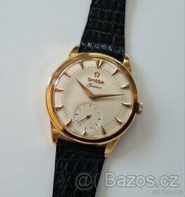 Omega Genève pánské zlaté 18K náramkové hodinky Ø 37 mm - 1