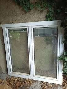 Plastové okno dvoukřídlé 145x145 - 1