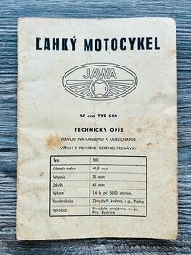 Lahký motocykel Jawa 50 typ 550 ( 1958 ) Pařez