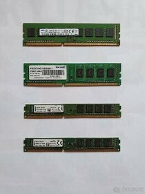 Paměti RAM DDR3 4x4GB 1600MHz