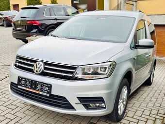 VW CADDY 2.0 TDI 75kW ACC,LED,Vyhř.okno,2021,120tkm,TAŽNÉ