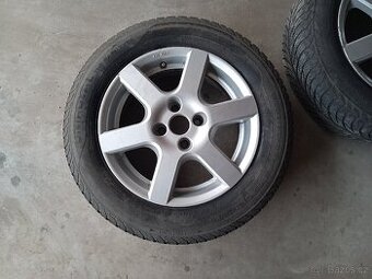 Alu 4x100 R15 ET38 6J15 obuto na celoroční 185/65/R15