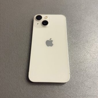 iPhone 13 mini 128GB bílý, bez škrábance, 12 měsíců záruka