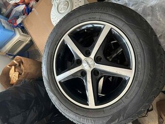Sada alu kola značky Dezent + letní pneu 195/65R15