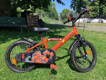 Dětské kolo Btwin 16 palců oranžové