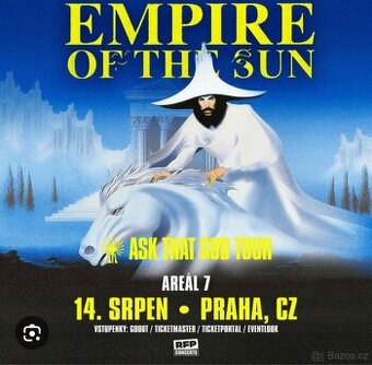 Lístek na koncert Empire of the Sun 14.8. 2025 v Praze