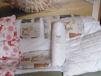 Prošívaná deka 200x220,2 polštáře,povlečení