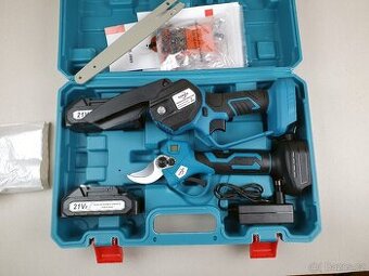 Aku sada 2v1 Aku pila 8"+ Aku nůžky 30mm 21V, NAKIDA. - 1