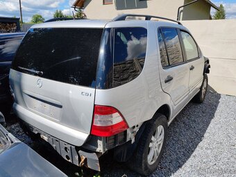 Mercedes Benz ML - po zahoření motorového prostoru