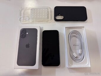 apple iPhone 16 Black 128gb ZÁRUKA 3/26